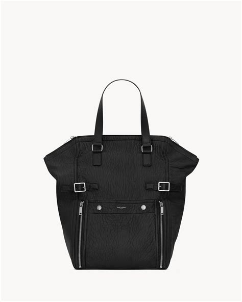 ysl downtown caba|DOWNTOWN tote bag in lambskin leather .